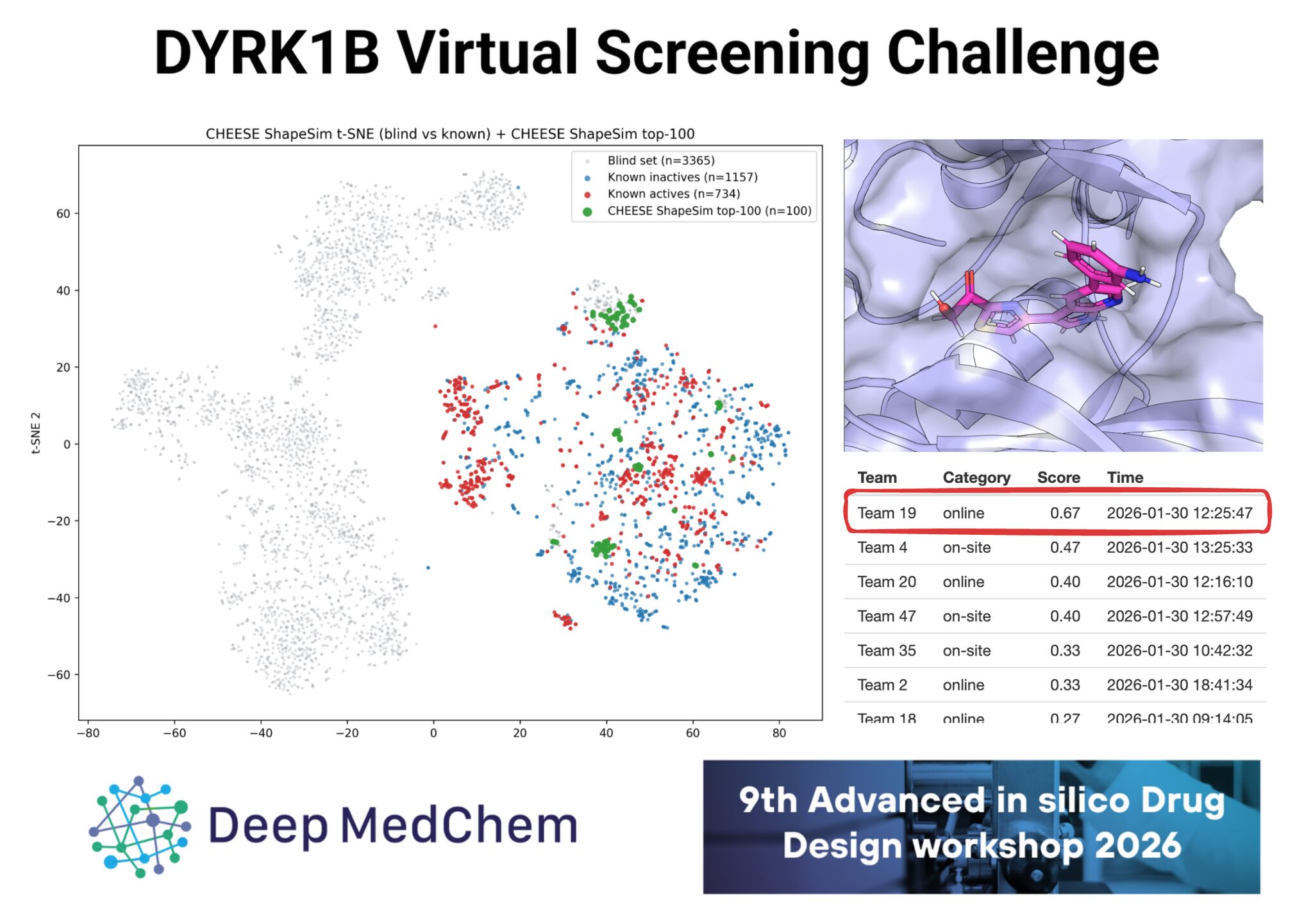 Thumbnail for Winning the 9ADD DYRK1B Virtual Screening Challenge